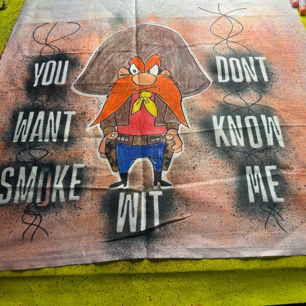 Hanes Cartoon Graphic Skater Skirt - Multicolor Yosemite Sam t-shirt